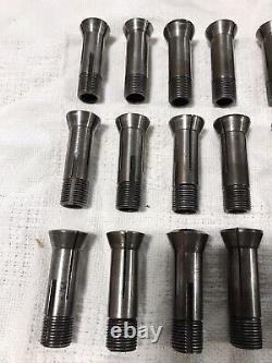 4E Lathe Collet Lot Set Nose Block Holder Elgin Tool Works Chuck Machine Mill