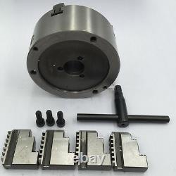 4Jaw Lathe Chuck 80mm 3inch Self Centering for CNC Metalworking Machine