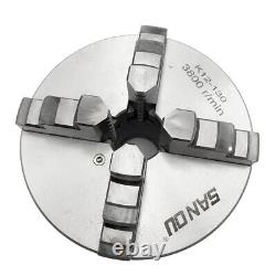 4 Jaw Lathe Chuck K12 130mm Self-centering 5 Chuck CNC Metalworking Accessory