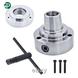 5C 5Inch Collet Lathe Chuck Closer Adp. 2-1/4 × 8 Thread With Semi-finished