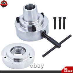 5C 5 Collet Lathe Chuck Closer Adp. 2-1/4 × 8 Thread With Semi-finished US