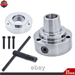 5C 5 Collet Lathe Chuck Closer Adp. 2-1/4 × 8 Thread With Semi-finished US