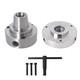 5C 5 Collet Lathe Chuck Closer With Semi-finished Adp. 1-1/2 x 8 Thread