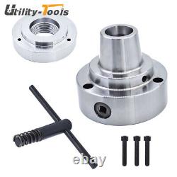 5C 5 Collet Lathe Chuck Closer With Semi-finished Adp. 2-1/4 × 8 Thread