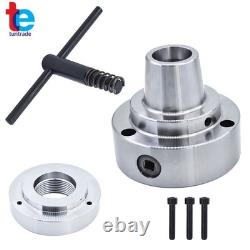 5C 5 Collet Lathe Chuck Closer With Semi-finished Adp. 2-1/4 x 8 Thread Chuck
