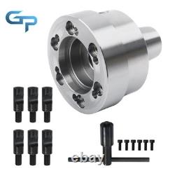 5C Collet Chuck D1-5 Camlock Precision Ground Adjustable for Metal Lathe