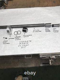 5C Collet Kit, complete fits most lathes free starter collet SEE VIDEO FREE SHIP