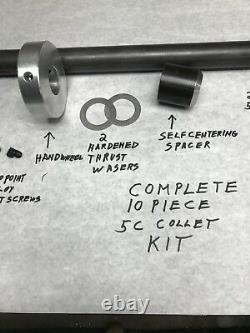 5C Collet Kit, complete fits most lathes free starter collet SEE VIDEO FREE SHIP