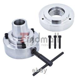 5C Collet Lathe Chuck 2-1/4 x 8 Threaded Hole Connection Plate 5