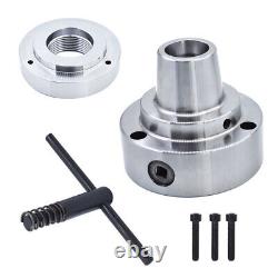 5C Collet Lathe Chuck 2-1/4 x 8 Threaded Hole Connection Plate 5