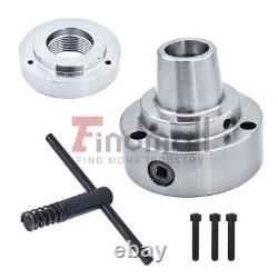 5C Collet Lathe Chuck 2-1/4 x 8 Threaded Hole Connection Plate 5