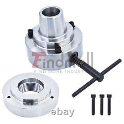5C Collet Lathe Chuck 2-1/4 x 8 Threaded Hole Connection Plate 5