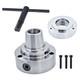 5C Collet Lathe Chuck Closer With Semi-finished Adp. 2-1/4 &times; 8 Thread 5 Inch