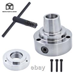 5C Collet Lathe Chuck Closer With Semi-finished Adp. 2-1/4 x 8 Thread NEW