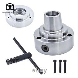 5C Collet Lathe Chuck Closer With Semi-finished Adp. 2-1/4 x 8 Thread NEW