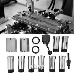 5C Square/Hex Chuck Block 1/81in Collet Block Set For Milling Lathe Quick Setup