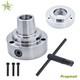 5Inch 5C Collet Lathe Chuck Closer With Semi-finished Adp. 2-1/4 &times; 8 Thread
