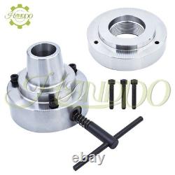 5Inch 5C Collet Lathe Chuck Closer With Semi-finished Adp. 2-1/4 x 8 Thread