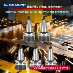 5Pcs ISO30 ER32-45L Chuck Tool Holder Balance Collet Chuck G2.5 30000RPM CNC Sta