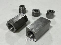 5V Square And Hex Collet Blocks Van Norman Hardinge Cutter Grinder Lathe Chuck