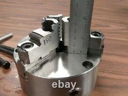 5 3-JAW SELF-CENTERING LATHE CHUCK top & bottom jaws front mounting #0503A-FM