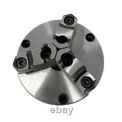 5 3-JAW SELF-CENTERING lathe CHUCK top bottom jaws 1-1/2-8 adapter #0503A-FM