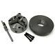 5 3-JAW SELF-CENTERING lathe CHUCK top bottom jaws 2-1/4-8 adapter #0503A-FM