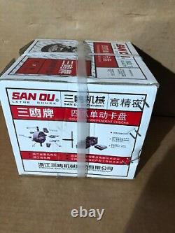 5 4-JAW LATHE CHUCK w independent jaws rear mounting #0504F0 K72 125 New