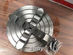 5 4-JAW LATHE CHUCK w independent jaws w. D1-3 semi-finished adapter #0504F0