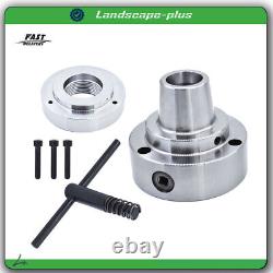 5 5C Collet Lathe Chuck Closer 2-1/4 x 8 Threaded Hole Connection Plate