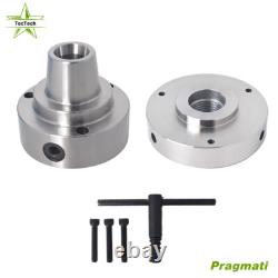 5 5C Collet Lathe Chuck Closer With Semi-finished Adp. 1-1/2 × 8 Thread New