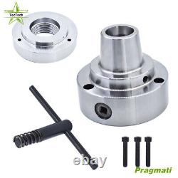 5 5C Collet Lathe Chuck Closer With Semi-finished Adp. 2-1/4 × 8 Thread
