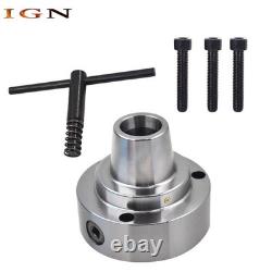 5 Inch 5C Collet Chuck 0.0006 TIR Closer Lathe Plain Back Use