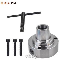 5 Inch 5C Collet Chuck 0.0006 TIR Closer Lathe Plain Back Use