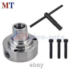 5 Inch 5C Collet Chuck Closer Lathe Plain Back Tools Kit Accessory 0.0006 TIR