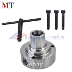 5 Inch 5C Collet Chuck Closer Lathe Plain Back Tools Kit Accessory 0.0006 TIR