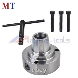 5 Inch 5C Collet Chuck Closer Lathe Plain Back Tools Kit Accessory 0.0006 TIR