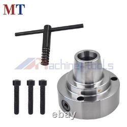 5 Inch 5C Collet Chuck Closer Lathe Plain Back Tools Kit Accessory 0.0006 TIR