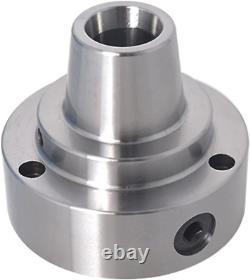 5 Inch 5C Plain Back Collet Lathe Chuck Closer with Semi-Finished Adapter 1-1/2