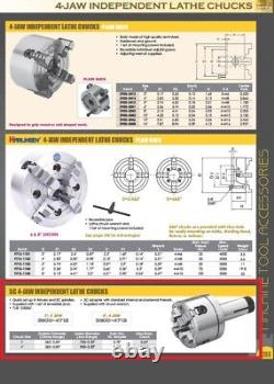 5c Mount 4 4-jaw Independent Lathe Chuck (3900-4713)