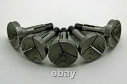 5pcs Inner Collet Wheel Chucks Fits 8mm Watchmaker Lathe