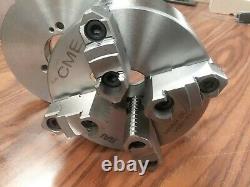 6 4-JAW SELF-CENTERING LATHE CHUCK Top bottom jaws D1-3 semi-finished adapter
