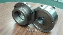 6 4-JAW SELF-CENTERING LATHE CHUCK w. Top & bottom jaws w. L0 adapter-new