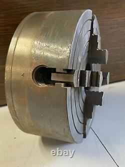 6 IDEAL Sycamore IL 4 jaw Lathe chuck South Bend Logan CraftsmanAtlas 1-1/2 x 8