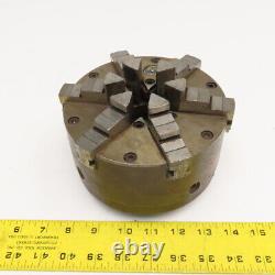6 Lathe Chuck 6 Jaw Self Centering Scroll L00 Mounting 3-3/4-6 Thread