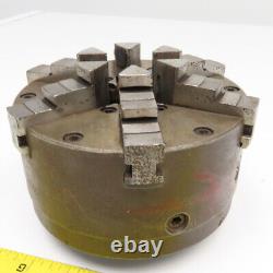 6 Lathe Chuck 6 Jaw Self Centering Scroll L00 Mounting 3-3/4-6 Thread