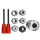 7PCS Woodworking Lathe Wood Spinning 1/4 3/8 1/2 5/8 3/4 Spring Collet Chuck