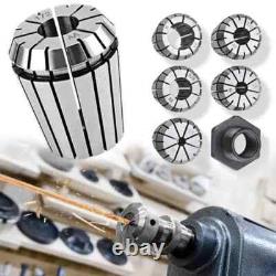 7PCS Woodworking Lathe Wood Spinning 1/4 3/8 1/2 5/8 3/4 Spring Collet Chuck