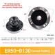 80/100/125/130mm Diameter ER-40/50 Collet Chuck Compact Lathe Holder For Milling