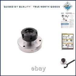 80mm Diameter Collet Chuck with Tangential Lever Lock for Precision Machining